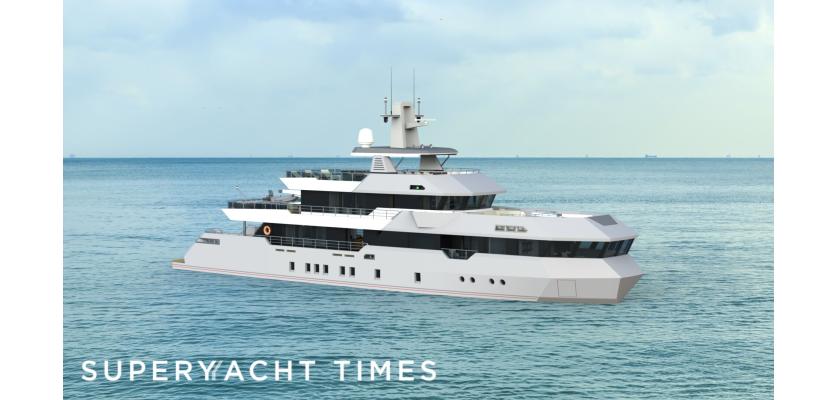 Abdulbaki Şenol Unveils Striking New 40m Explorer Yacht Concept