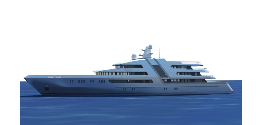 Megayacht Global 85m. Concept Yacht