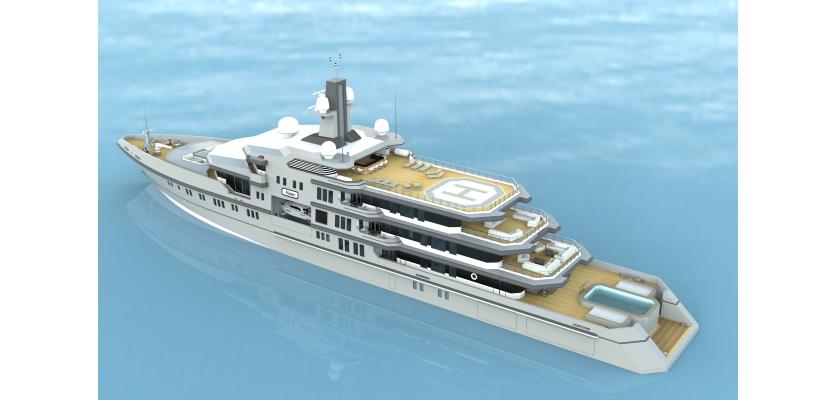 Megayacht Global Abdulbaki Senol's 90m Design Concept