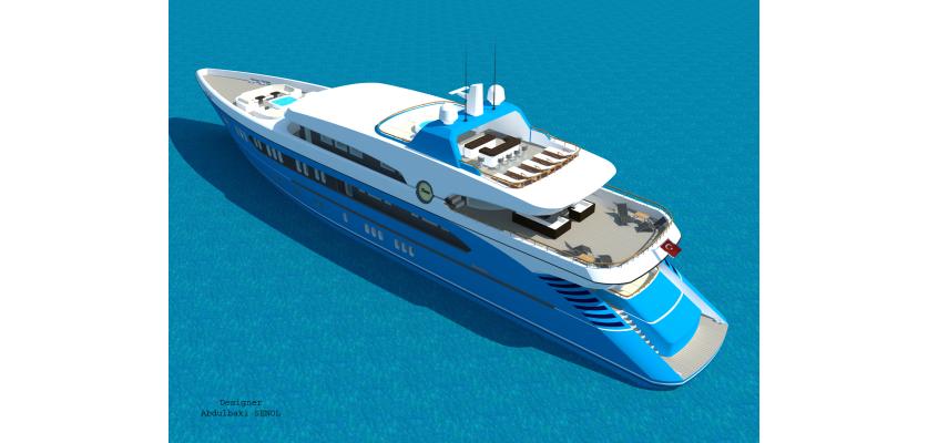 Oceanshaker 55m Sport Yacht Design by Abdulbaki Senol