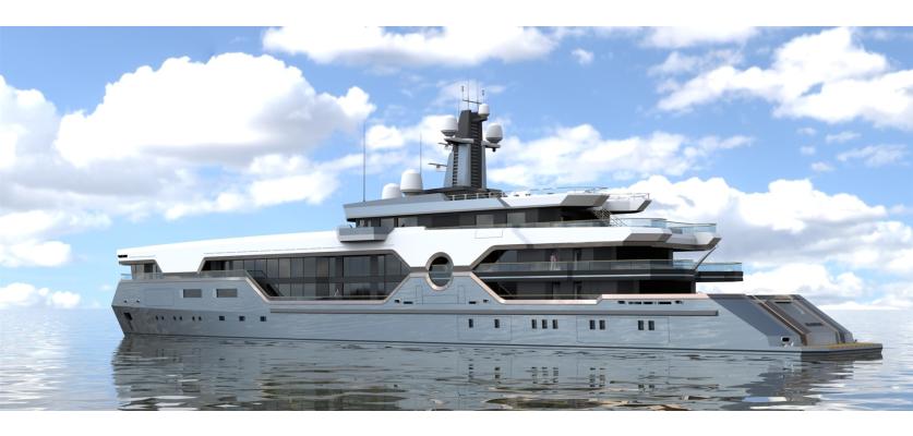 Superyacht Times The 110m geometric superyacht concept