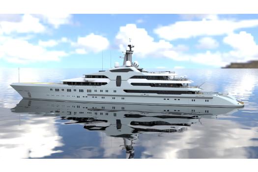 Boat International Reveals 120m Superyacht Concept Design