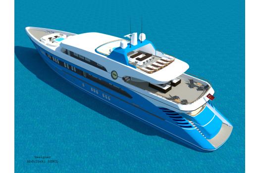 Oceanshaker 55m Sport Yacht Design by Abdulbaki Senol