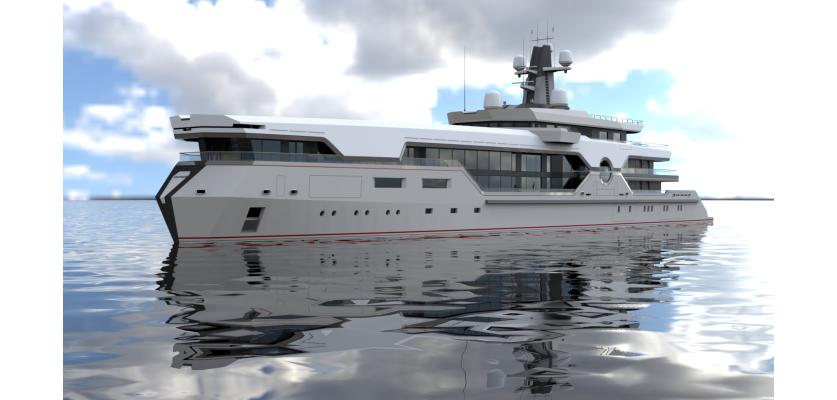 Yacht Harbour 110-meter Superyacht Concept “Grandeur”