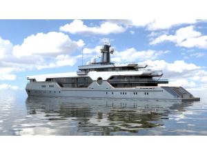 110 m. Concept Mega Yacht "GRANDEUR"
