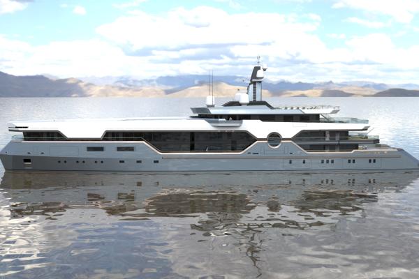 110m. Concept Mega Yacht (GRANDEUR)