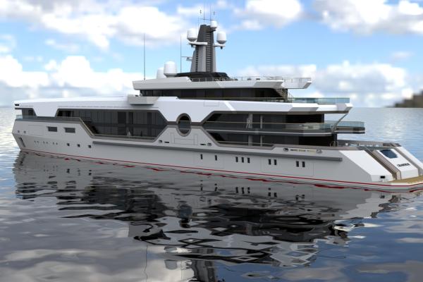 110m. Concept Mega Yacht (GRANDEUR)