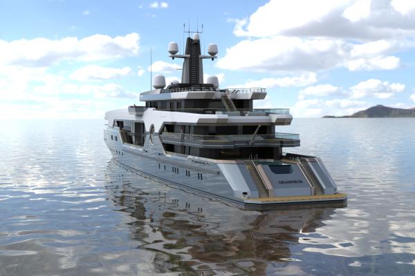 110m. Concept Mega Yacht (GRANDEUR)
