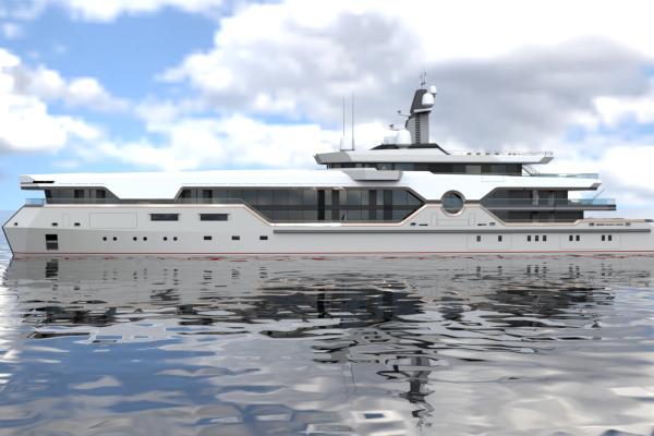 110m. Concept Mega Yacht (GRANDEUR)