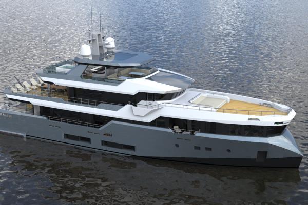 35m. Super Yacht Concept Design