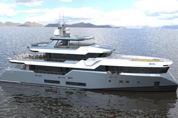 35m. Super Yacht Concept Design