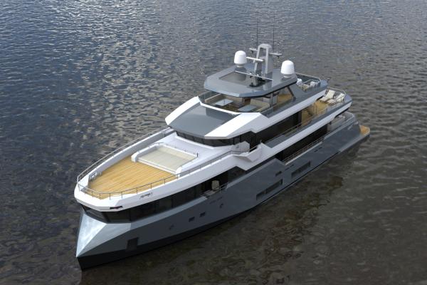 35m. Super Yacht Concept Design