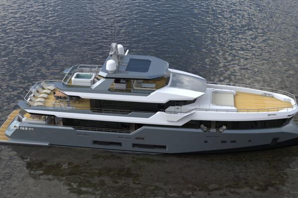 35m. Super Yacht Concept Design