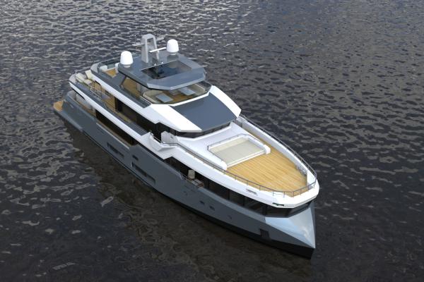 35m. Super Yacht Concept Design