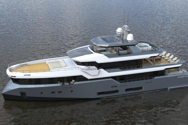 35m. Super Yacht Concept Design