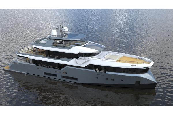 35m. Super Yacht Concept Design