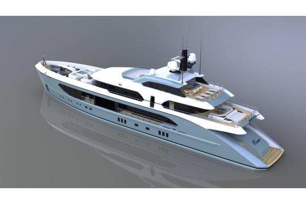 55m. Super Yacht Concept Design