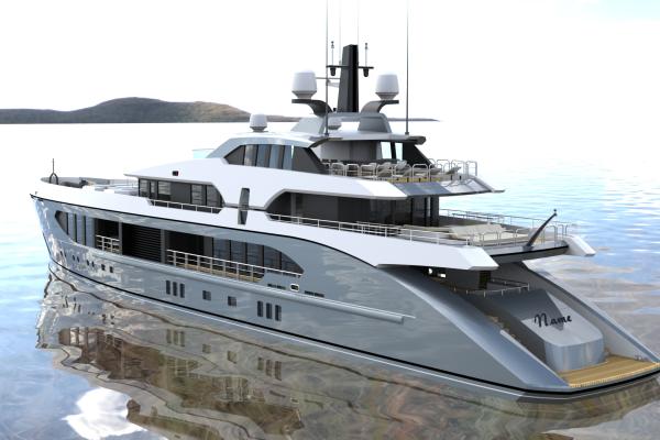 55m. Super Yacht Concept Design
