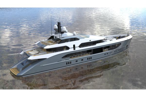 55m. Super Yacht Concept Design