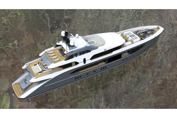 55m. Super Yacht Concept Design