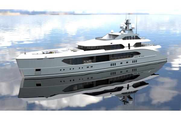 55m. Super Yacht Concept Design