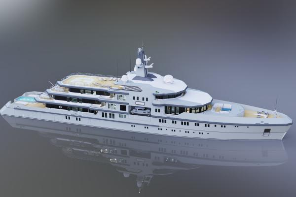 90m. Expedition Yacht Design