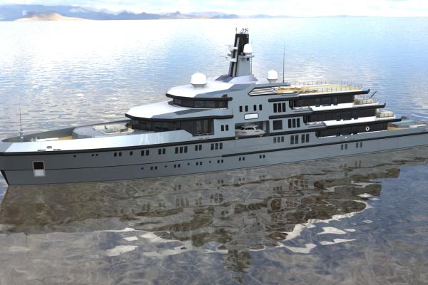 90m. Expedition Yacht Design